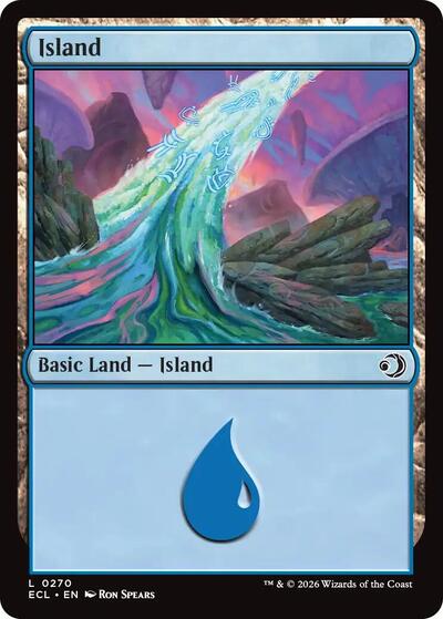 Island (0270) (Lorwyn Eclipsed) Near Mint Foil
