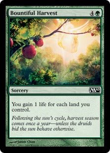 Bountiful Harvest (Magic 2010 Core Set) Near Mint - Nick Nack's Full Frontal Attack