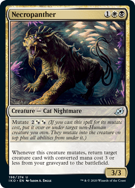 Necropanther (Ikoria: Lair of Behemoths) Near Mint - Nick Nack's Full Frontal Attack