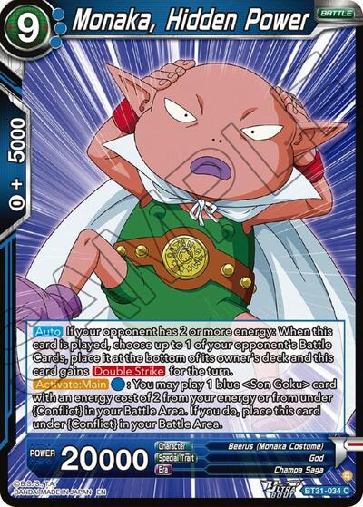Monaka, Hidden Power (Impact Beyond Dimensions) Near Mint - Nick Nack's Full Frontal Attack