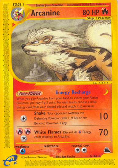 Arcanine (Skyridge) Light Play