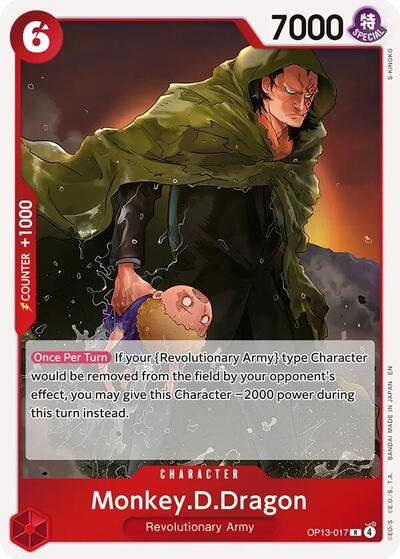Monkey.D.Dragon (Carrying On His Will) Near Mint Foil - Nick Nack's Full Frontal Attack