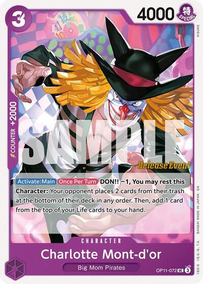 Charlotte Mont - d'or (A Fist of Divine Speed Release Event Cards) Near Mint - Nick Nack's Full Frontal Attack
