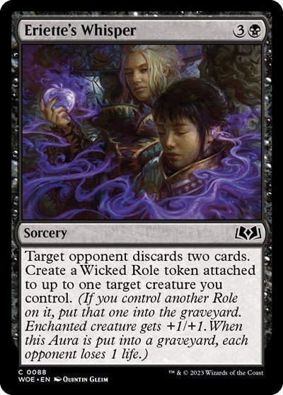 Eriette's Whisper (Wilds of Eldraine) Near Mint - Nick Nack's Full Frontal Attack