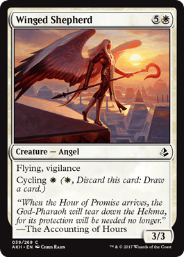 Winged Shepherd (Amonkhet) Near Mint - Nick Nack's Full Frontal Attack