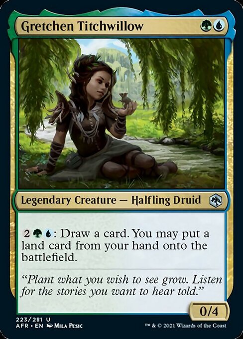 Gretchen Titchwillow (Adventures in the Forgotten Realms) Near Mint - Nick Nack's Full Frontal Attack