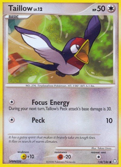 Taillow (Legends Awakened) Medium Play - Nick Nack's Full Frontal Attack