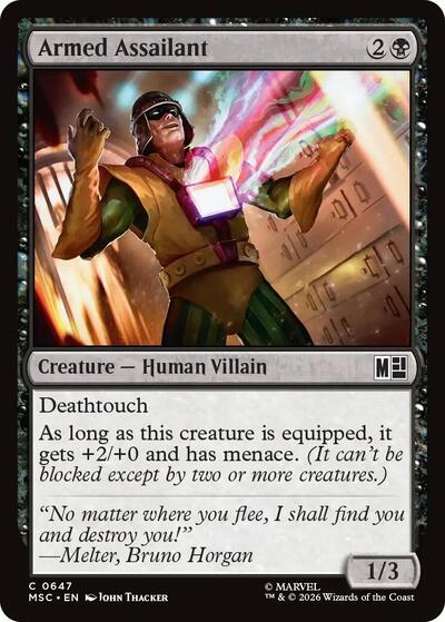 Armed Assailant (Commander: Marvel Super Heroes) Near Mint