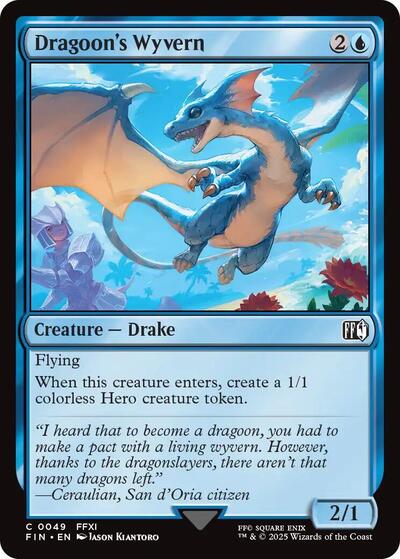 Dragoon's Wyvern (Universes Beyond: FINAL FANTASY) Near Mint Foil - Nick Nack's Full Frontal Attack