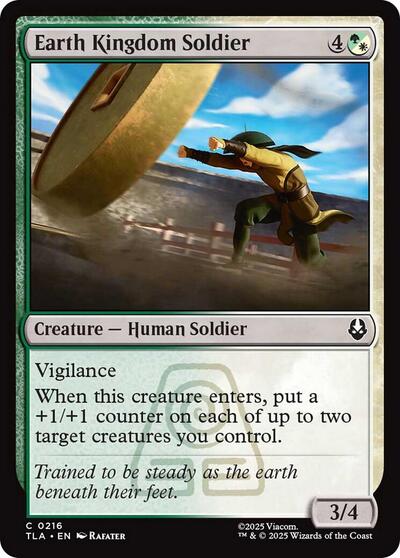 Earth Kingdom Soldier (Avatar: The Last Airbender) Near Mint - Nick Nack's Full Frontal Attack