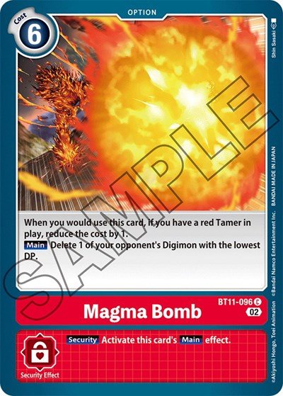 Magma Bomb (Dimensional Phase) Near Mint - Nick Nack's Full Frontal Attack