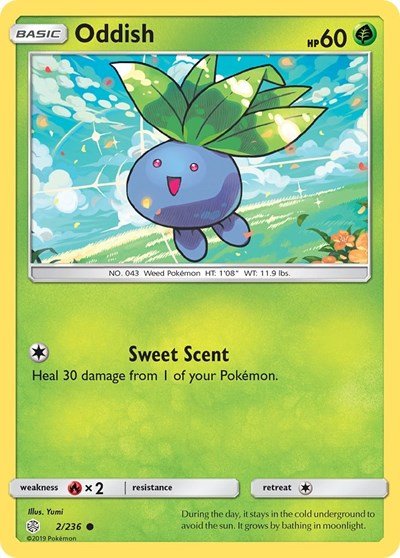 Oddish (SM - Cosmic Eclipse) Near Mint - Nick Nack's Full Frontal Attack
