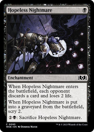 Hopeless Nightmare (Wilds of Eldraine) Near Mint - Nick Nack's Full Frontal Attack