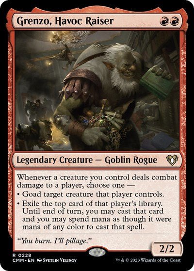 Grenzo, Havoc Raiser (Commander Masters) Near Mint - Nick Nack's Full Frontal Attack