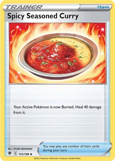 Spicy Seasoned Curry (SWSH10: Astral Radiance) Near Mint - Nick Nack's Full Frontal Attack