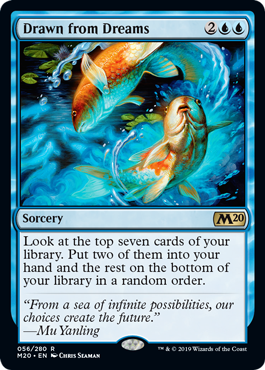 Drawn from Dreams (Magic 2020 Core Set) Near Mint