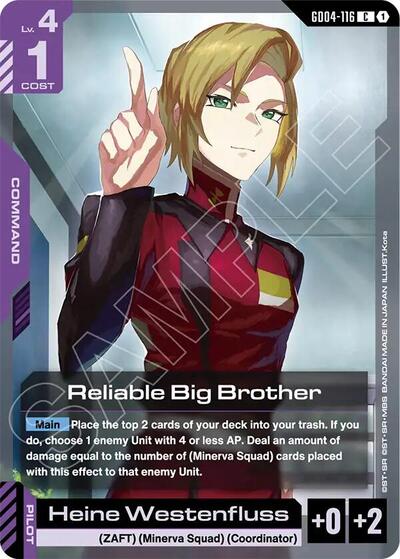Reliable Big Brother (Phantom Aria) Near Mint - Nick Nack's Full Frontal Attack