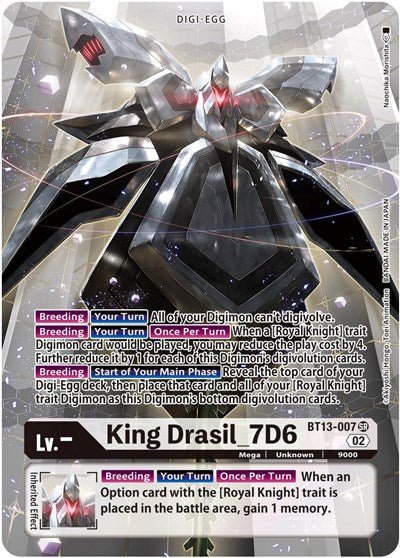 King Drasil_7D6 (Alternate Art) (Versus Royal Knights) Near Mint Foil - Nick Nack's Full Frontal Attack