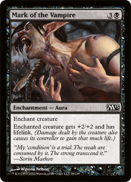 Mark of the Vampire (Magic 2013 Core Set) Light Play