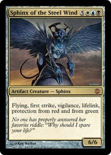 Sphinx of the Steel Wind (Alara Reborn) Light Play - Nick Nack's Full Frontal Attack