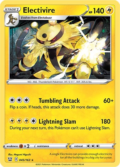 Electivire (SWSH05: Battle Styles) Near Mint