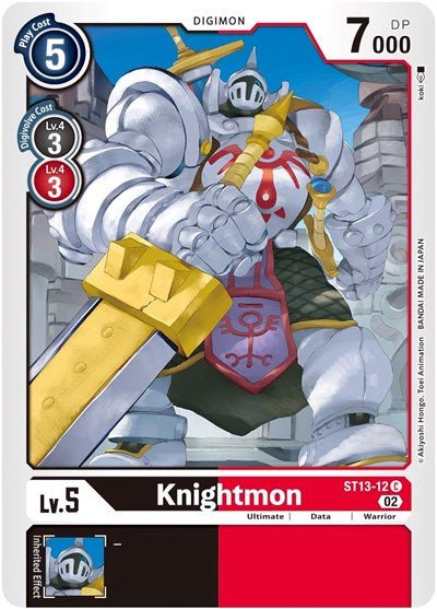 Knightmon (Starter Deck 13: Ragnaloardmon) Near Mint - Nick Nack's Full Frontal Attack