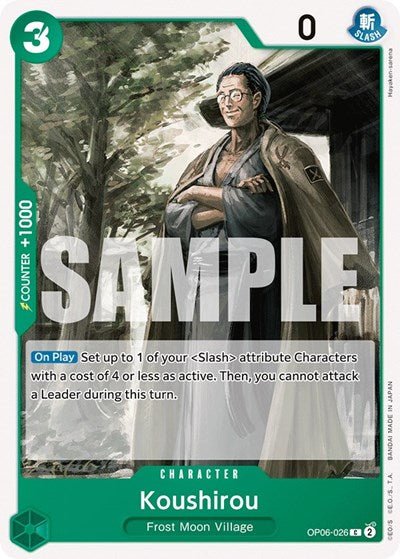 Koushirou (Wings of the Captain) Near Mint - Nick Nack's Full Frontal Attack