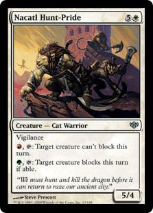 Nacatl Hunt-Pride (Conflux) Light Play - Nick Nack's Full Frontal Attack