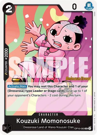 Kouzuki Momonosuke (083) (Royal Blood Release Event Cards) Near Mint