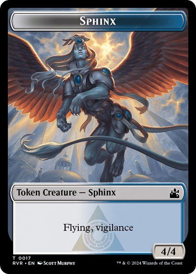 Sphinx Token (Ravnica Remastered) Near Mint - Nick Nack's Full Frontal Attack