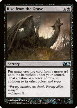 Rise from the Grave (Magic 2013 Core Set) Light Play