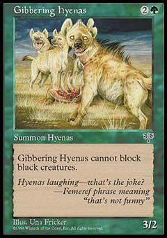 Gibbering Hyenas (Mirage) Light Play - Nick Nack's Full Frontal Attack