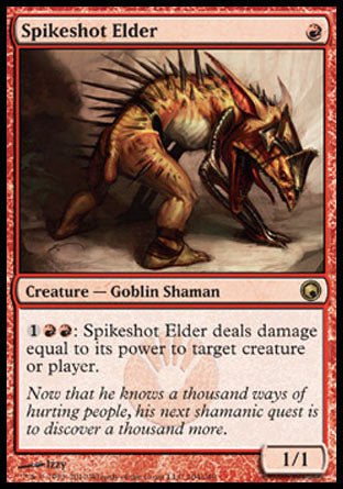 Spikeshot Elder (Scars of Mirrodin) Light Play - Nick Nack's Full Frontal Attack