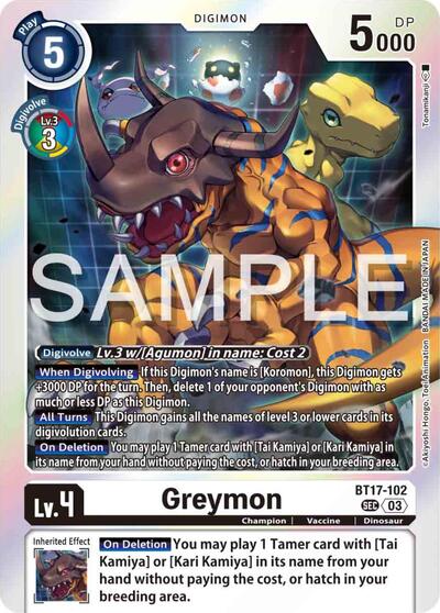 Greymon (Secret Crisis) Near Mint Foil