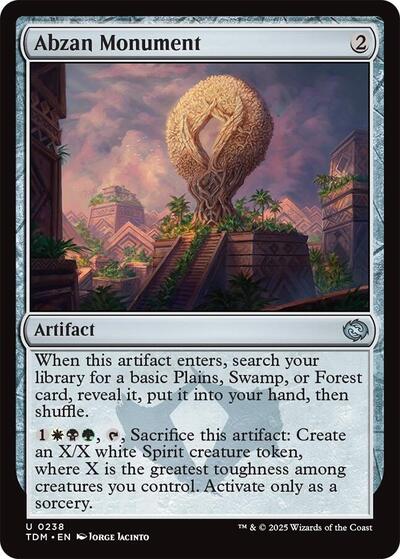 Abzan Monument (Tarkir: Dragonstorm) Near Mint - Nick Nack's Full Frontal Attack