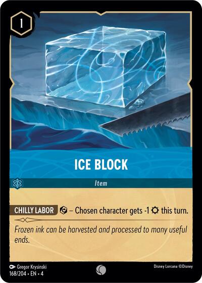 Ice Block (Ursula's Return) Near Mint - Nick Nack's Full Frontal Attack