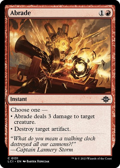 Abrade (The Lost Caverns of Ixalan) Near Mint - Nick Nack's Full Frontal Attack