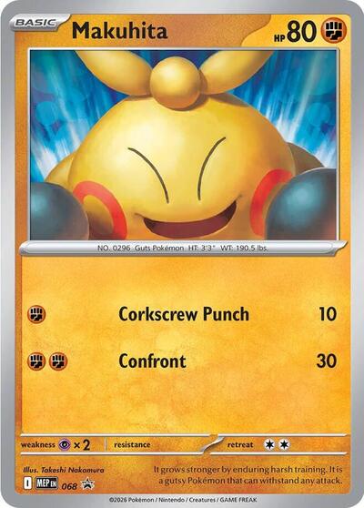 Makuhita - 068 (ME: Mega Evolution Promo) Near Mint Holofoil
