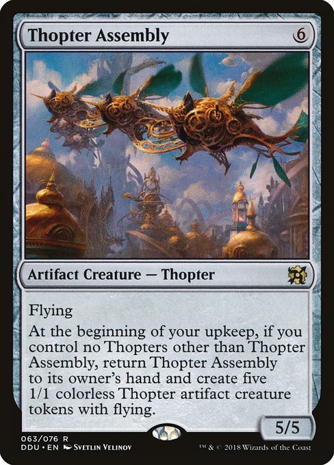 Thopter Assembly (Duel Decks: Elves vs Inventors) Near Mint - Nick Nack's Full Frontal Attack