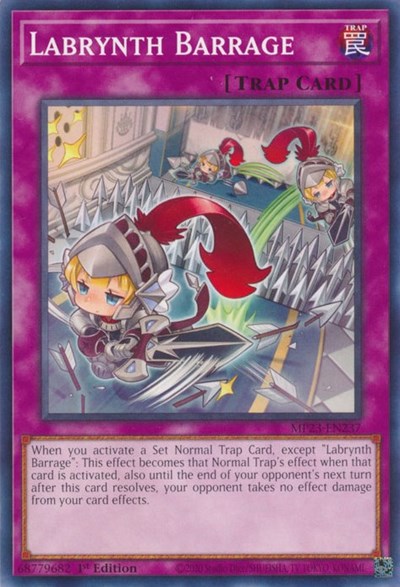 Labrynth Barrage (25th Anniversary Tin: Dueling Heroes Mega Pack) Light Play 1st Edition