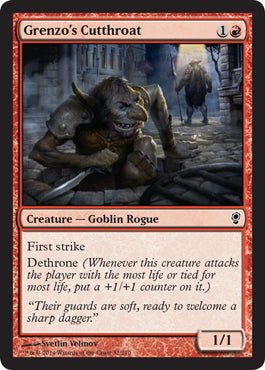 Grenzo's Cutthroat (Conspiracy) Near Mint - Nick Nack's Full Frontal Attack