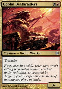 Goblin Deathraiders (Shards of Alara) Light Play - Nick Nack's Full Frontal Attack