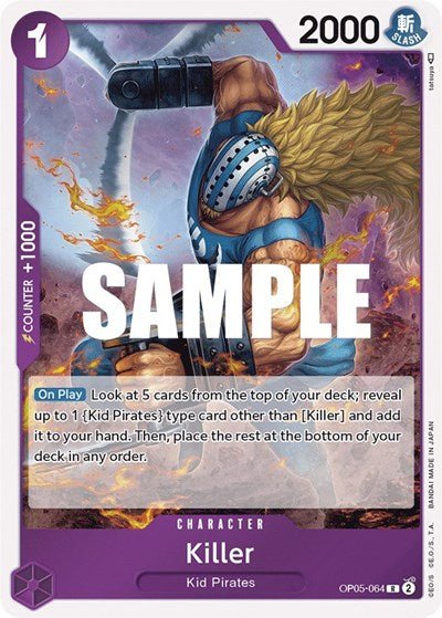 Killer (Awakening of the New Era) Near Mint Foil - Nick Nack's Full Frontal Attack