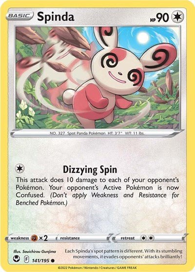 Spinda (SWSH12: Silver Tempest) Near Mint - Nick Nack's Full Frontal Attack