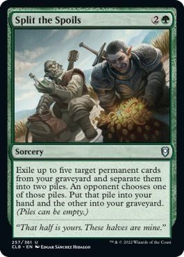 Split the Spoils (Commander Legends: Battle for Baldur's Gate) Near Mint - Nick Nack's Full Frontal Attack