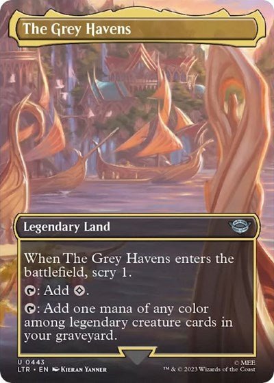 The Grey Havens (Borderless) (Universes Beyond: The Lord of the Rings: Tales of Middle - earth) Near Mint - Nick Nack's Full Frontal Attack