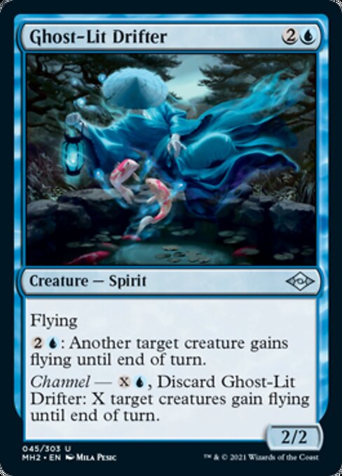 Ghost-Lit Drifter (Modern Horizons 2) Near Mint - Nick Nack's Full Frontal Attack