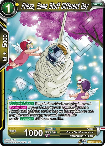 Frieza, Same Stuff Different Day (Vicious Rejuvenation) Near Mint Foil