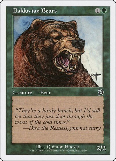 Balduvian Bears (Promos: Deckmasters Garfield vs Finkel) Light Play - Nick Nack's Full Frontal Attack