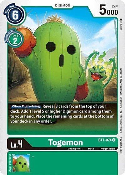 Togemon (Official Tournament Pack Vol.3) (Release Special Booster) Near Mint - Nick Nack's Full Frontal Attack